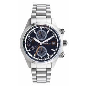 Herrenuhr Lorenz CRONO SOLAR PILOT ORANGE + NATO EXTRA STRAP