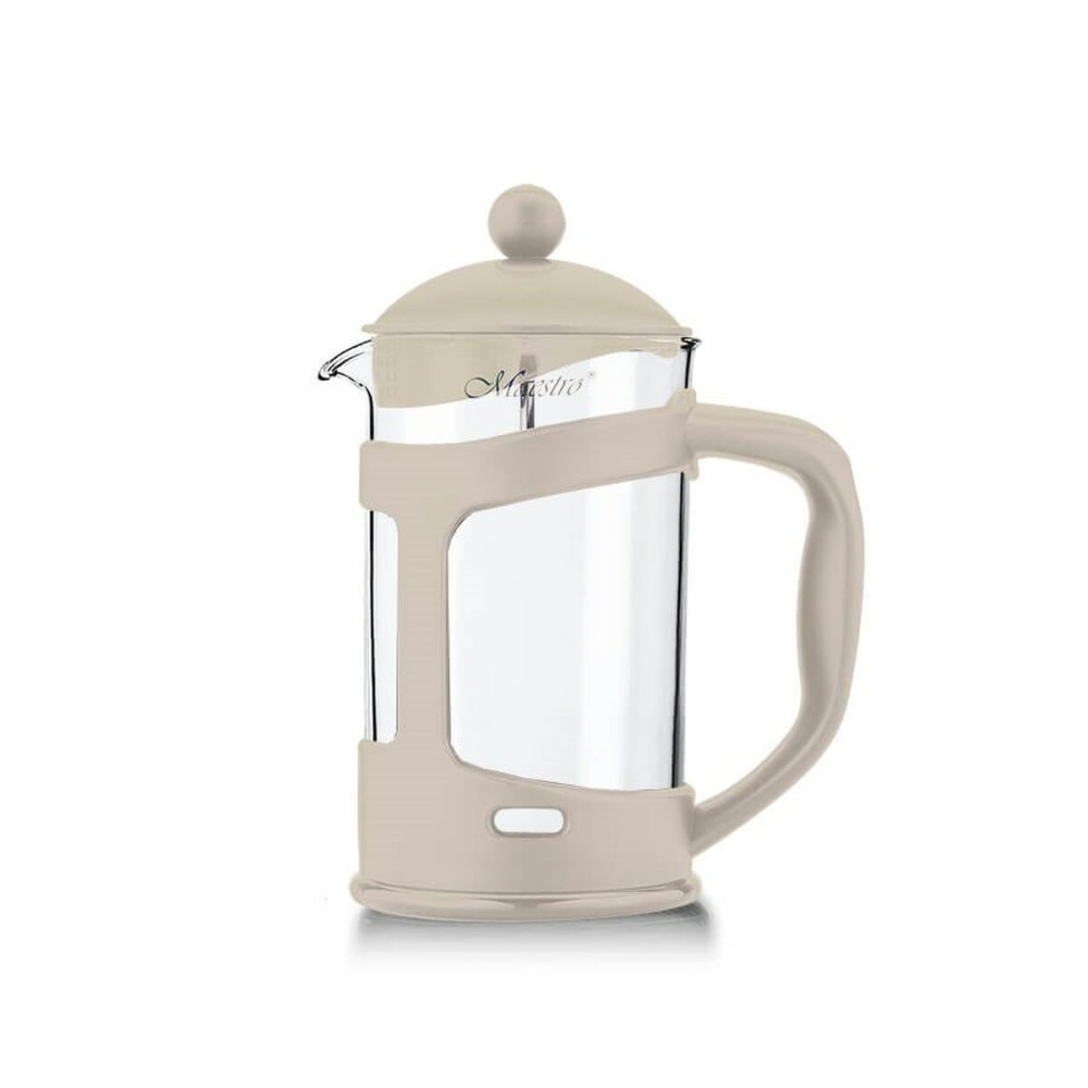 Théière Feel Maestro MR-1665-1000 Ivoire Acier inoxydable Verre Borosilicaté 1 L