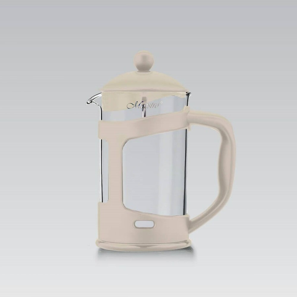 Théière Feel Maestro MR-1665-1000 Ivoire Acier inoxydable Verre Borosilicaté 1 L