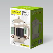 Teekanne Feel Maestro MR-1665-1000 Elfenbein Edelstahl Borosilikatglas 1 L