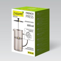 Théière Feel Maestro MR-1861-600 Noir Translucide Acier inoxydable Verre Borosilicaté 600 ml