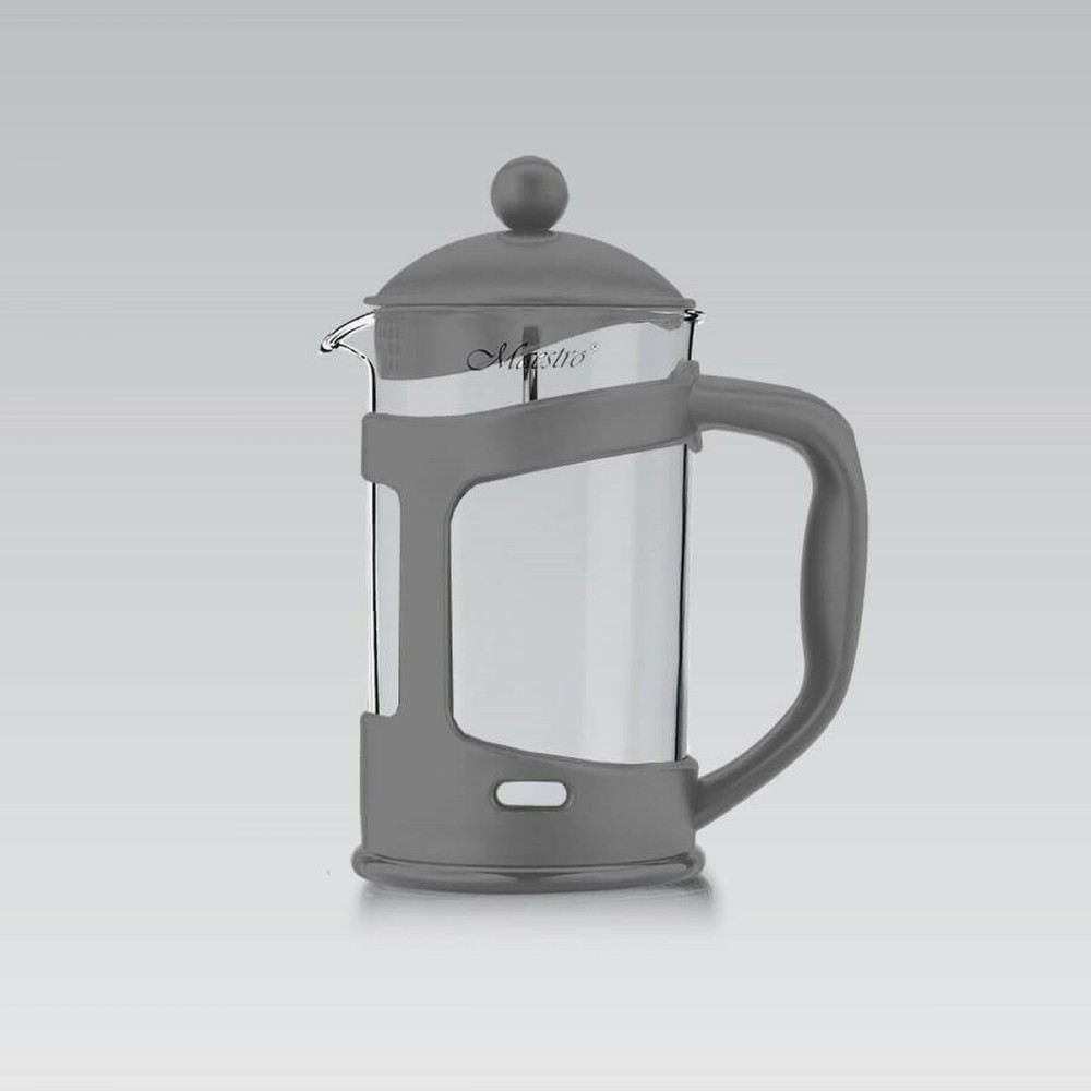 Théière Feel Maestro MR-1665-800 Gris Acier inoxydable Verre Borosilicaté 800 ml