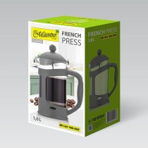 Théière Feel Maestro MR-1665-1000 Gris Acier inoxydable Verre Borosilicaté 1 L