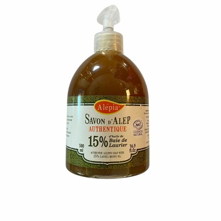 Savon liquide Alepia Jabón De Alepo Doseur huile de baie de laurier 500 ml