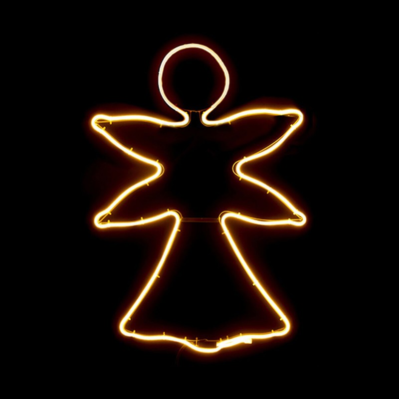 Christmas bauble Yellow Metal Plastic Angel 52 x 1,5 x 72 cm