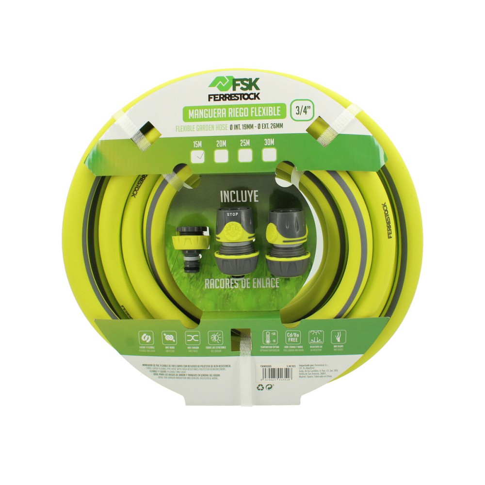 Hose Ferrestock 3/4" Polyester 15 m Ø 19 mm Flexible