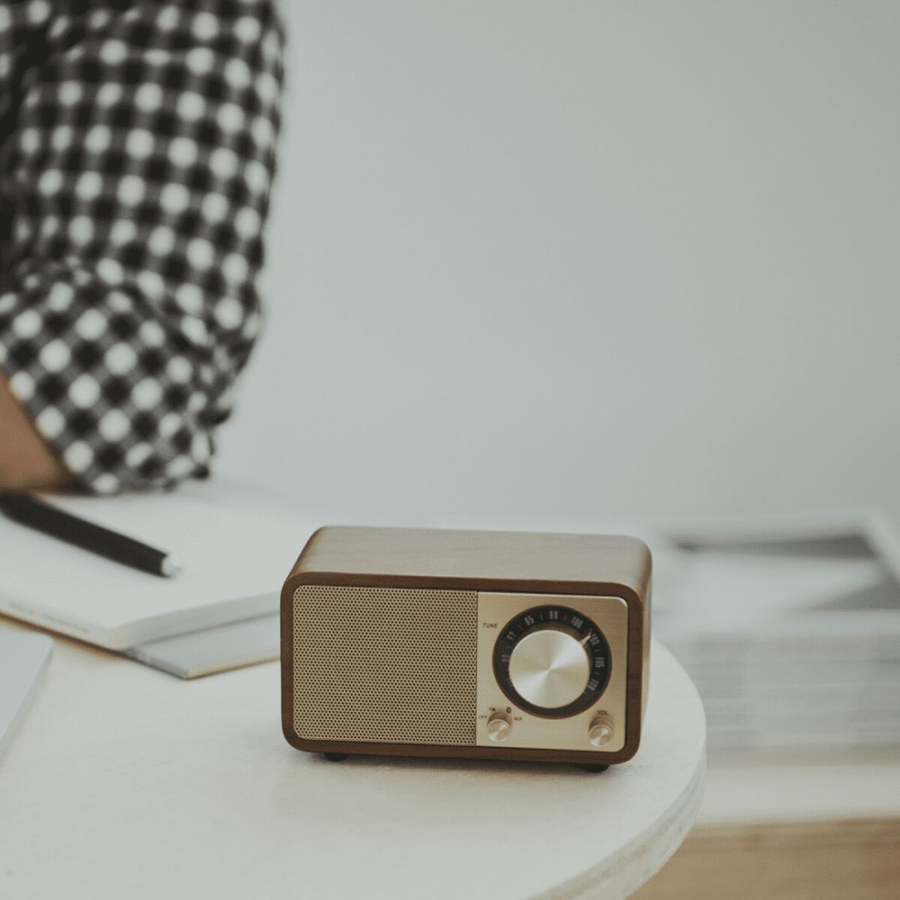 Radio Bluetooth portable Sangean Rétro Bois FM