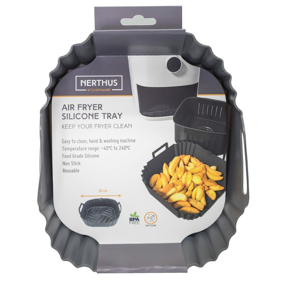 Wiederverwendbare Silikonform für Heißluftfritteuse Vin Bouquet 20 cm