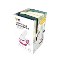 Rasoir Anti-Peluche Électrique Rechargeable TM Electron Blanc Compact