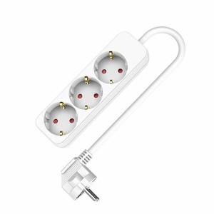 Steckdosenleiste mit 3 Steckdosen ohne Schalter TM Electron (1,5 m)
