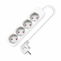 Rallonge 4 prises Schuko sans interrupteur TM Electron (1,5 m)
