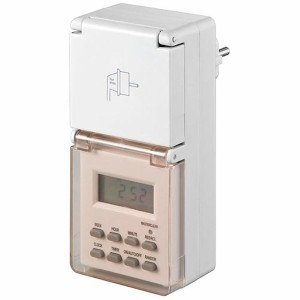 Stecker mit digitalem Timer NIMO 230 V 16 A Außenbereich Wöchentlich