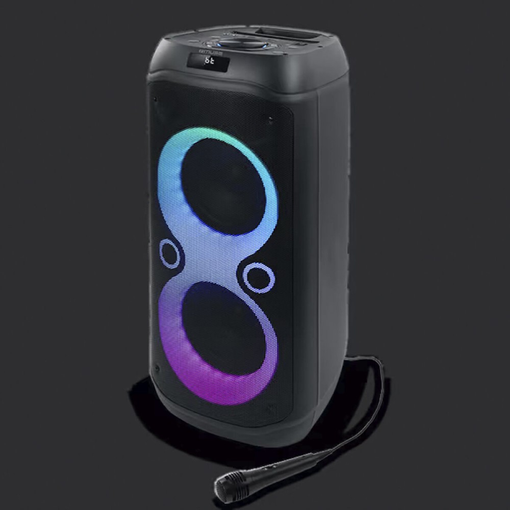 Haut-parleurs bluetooth portables Muse Noir 600 W