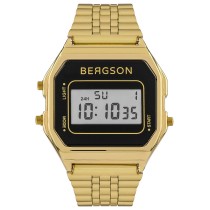 Unisex-Uhr Bergson BGW8159U3 Schwarz (Ø 34 mm)