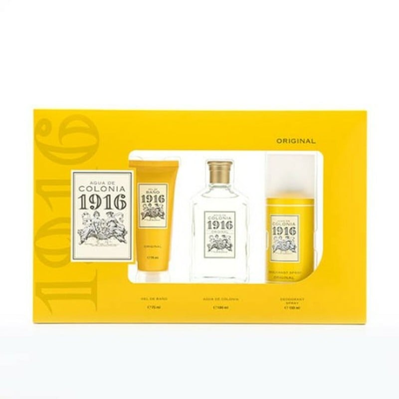 Set de Parfum Unisexe Puig Agua de Colonia 1916 3 Pièces