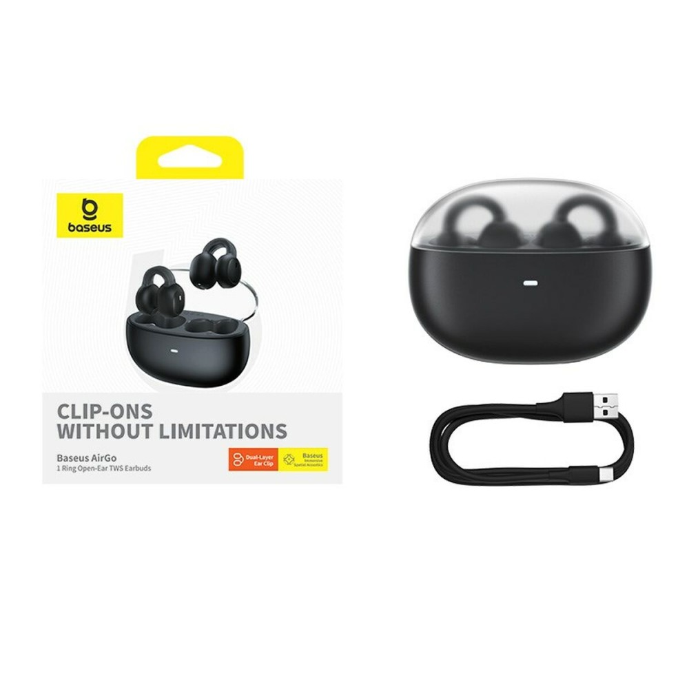 Kopfhörer mit Mikrofon Baseus A00069201113-00 Schwarz