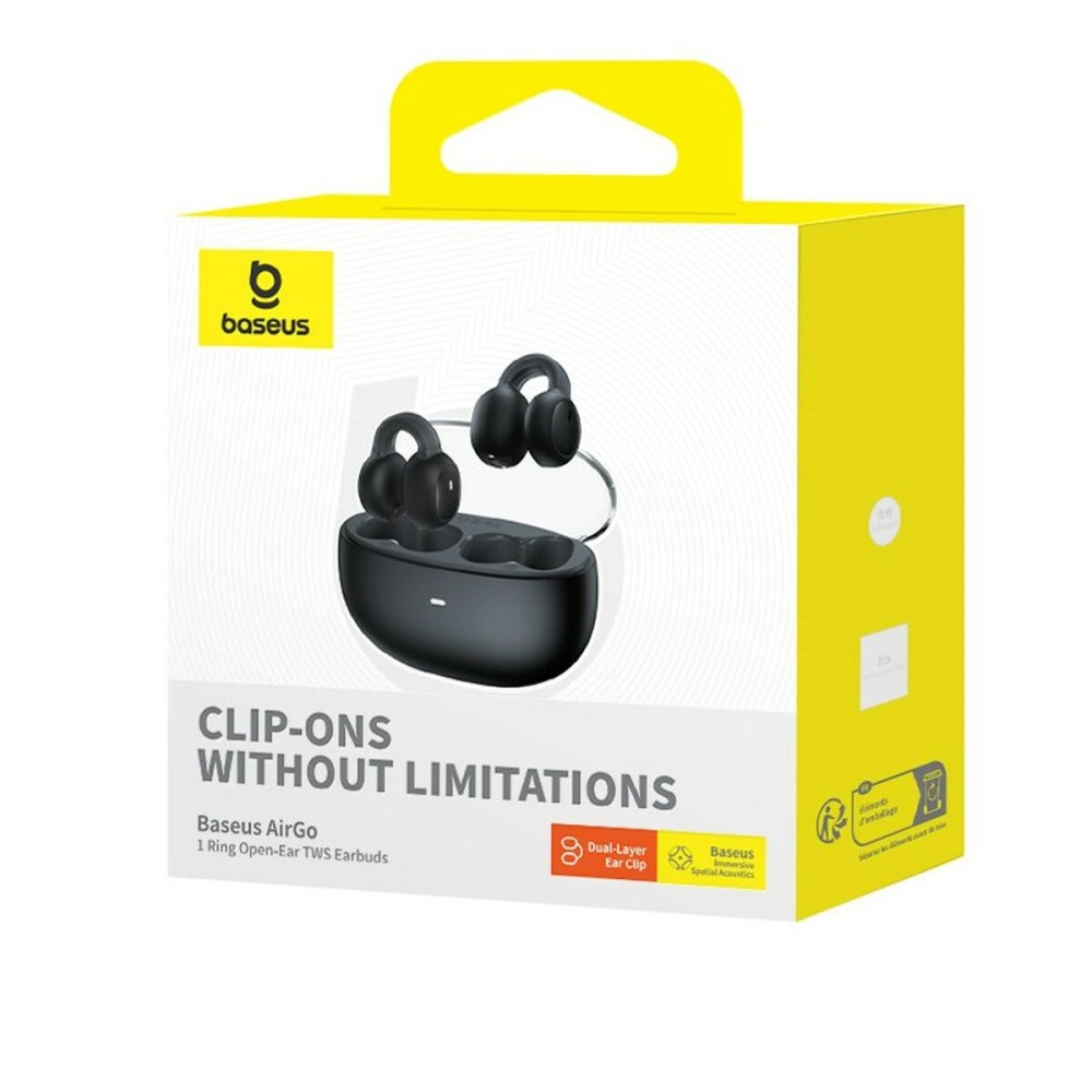 Casques avec Microphone Baseus A00069201113-00 Noir