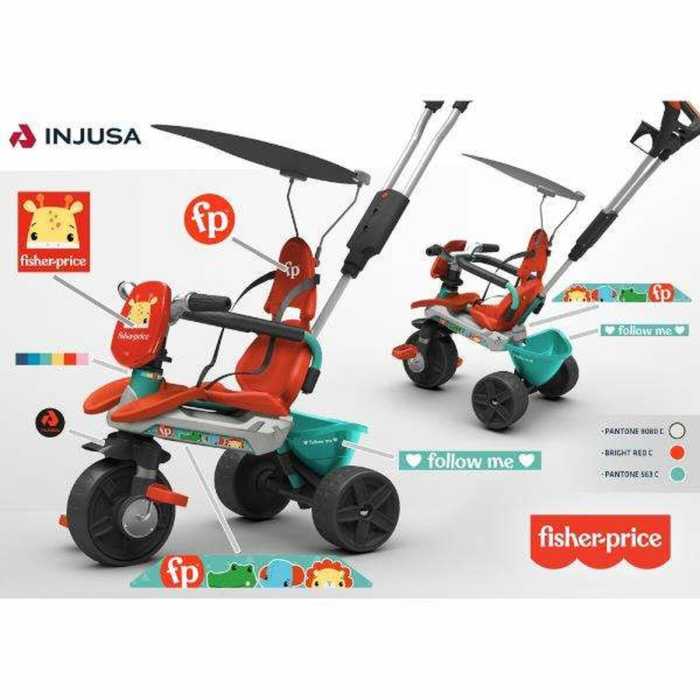 Tricycle Injusa Multicouleur 6 Kg 45,5 x 95 x 102 cm
