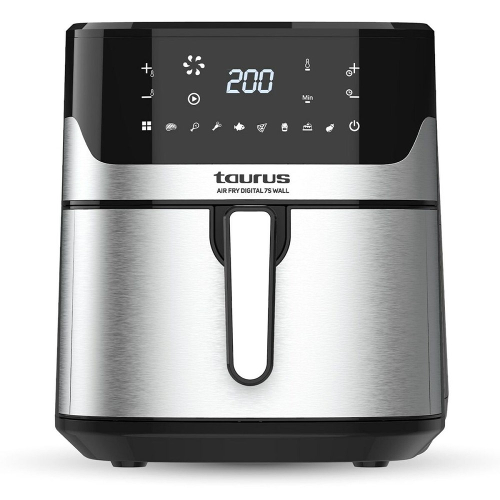 Heißluftfritteuse Taurus 973993000 Schwarz Silberfarben 1600 W 6,5 L