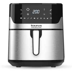Heißluftfritteuse Taurus 973993000 Schwarz Silberfarben 1600 W 6,5 L
