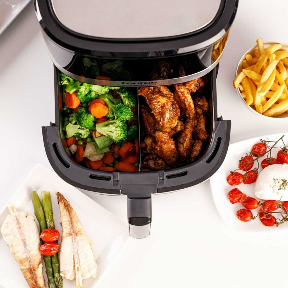 Heißluftfritteuse Taurus 973993000 Schwarz Silberfarben 1600 W 6,5 L