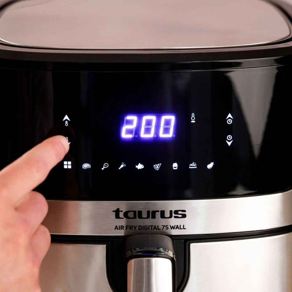 Heißluftfritteuse Taurus 973993000 Schwarz Silberfarben 1600 W 6,5 L
