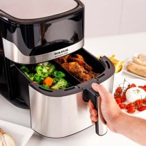 Heißluftfritteuse Taurus 973993000 Schwarz Silberfarben 1600 W 6,5 L