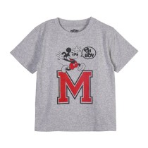 T shirt à manches courtes Enfant Mickey Mouse Gris 4 Ans