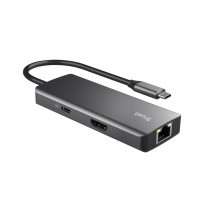 Hub USB Trust 24968 Silberfarben 20 cm