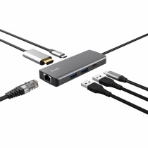 Hub USB Trust 24968 Silberfarben 20 cm