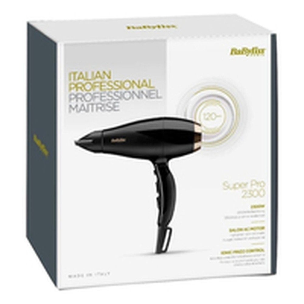 Föhn Babyliss Super Pro 2300 Schwarz Gold 2300 W