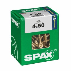 Schraubenkasten SPAX Holzschraube Flacher Kopf (4 x 50 mm) (4,0 x 50 mm)