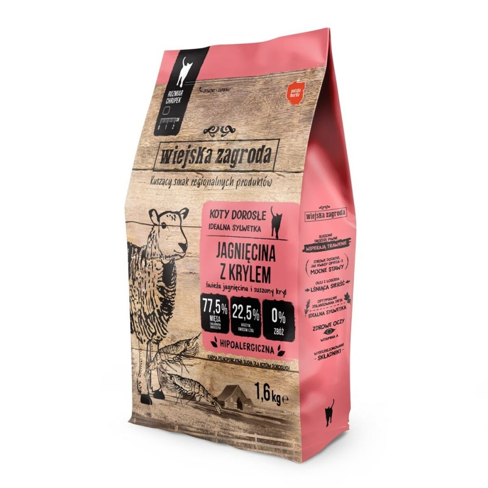 Fodder WIEJSKA ZAGRODA Lamb with krill Lamb 400 g
