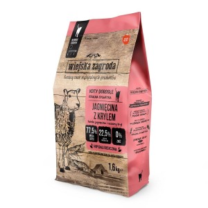 Futter WIEJSKA ZAGRODA Lamb with krill Lamm 400 g