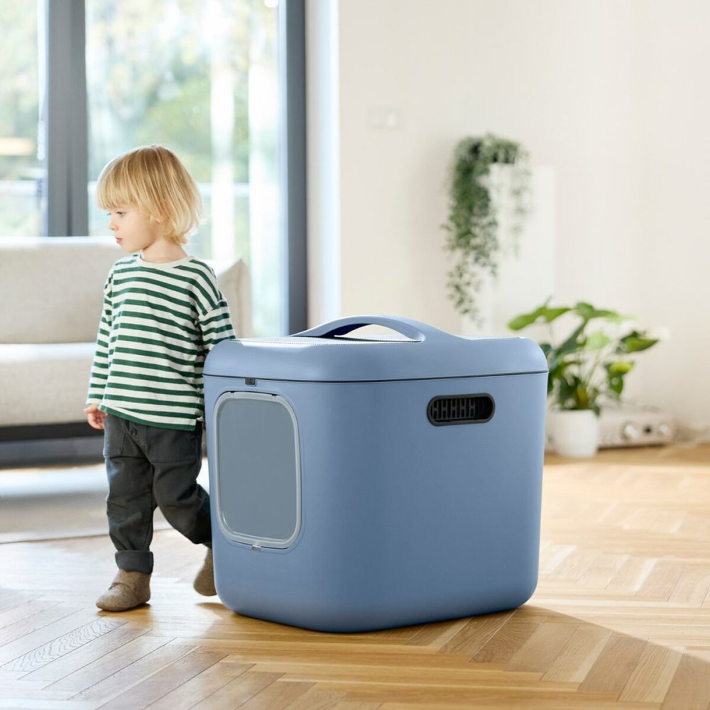 Bac à litière pour chats Rotho Biala XL Bleu Plastique