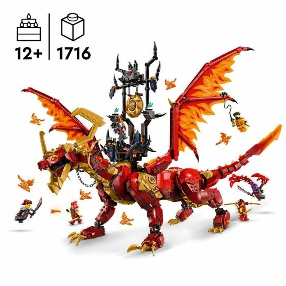 Construction set Lego Fuente Dragón de Movimiento Multicolour