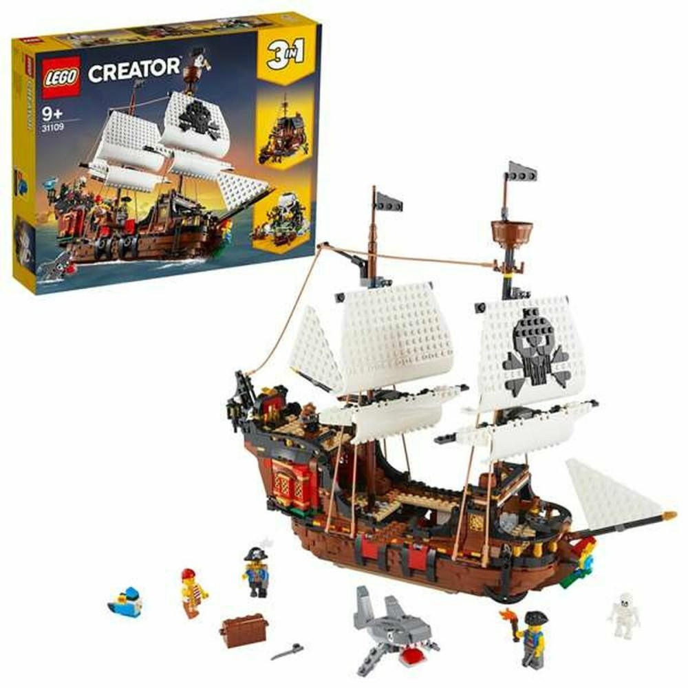 Construction set Lego 31109 Barco Pirata White Multicolour Bronze 3-in-1 1260 Pieces