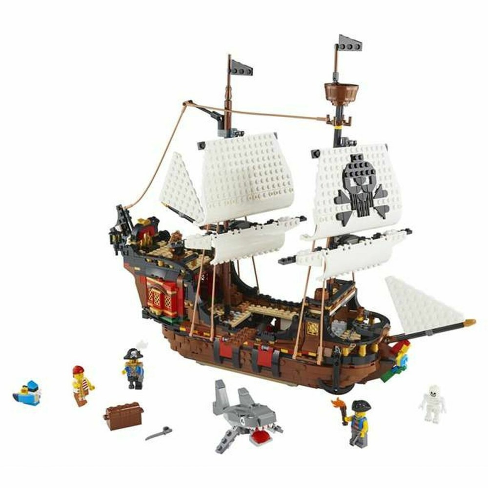Construction set Lego 31109 Barco Pirata White Multicolour Bronze 3-in-1 1260 Pieces