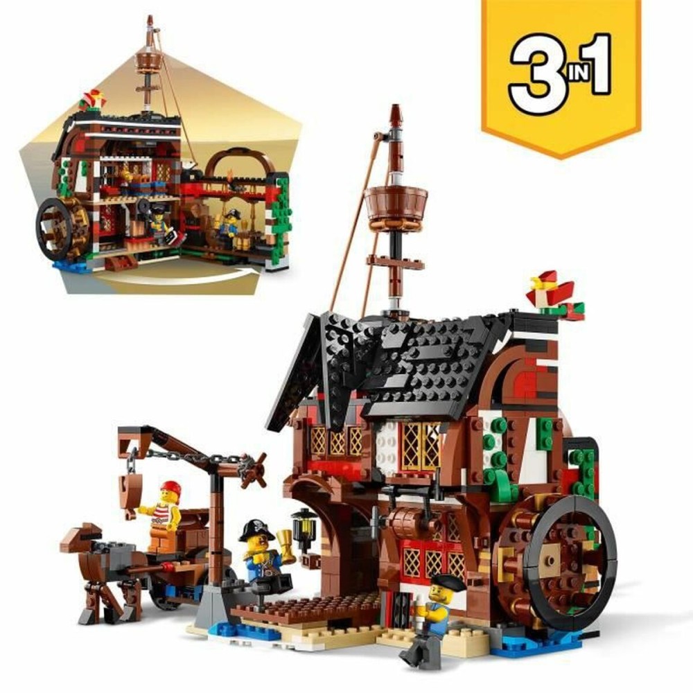 Set de construction Lego 31109 Barco Pirata Blanc Multicouleur Bronze 3-en-1 1260 Pièces