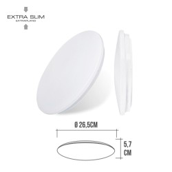 LED plafond EDM F 12 W (4000 K)