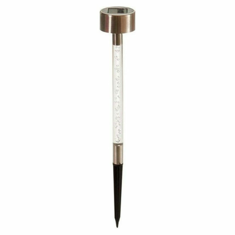 Solar lamp Ibergarden BH15234 Transparent Silver Marker (24 Units)