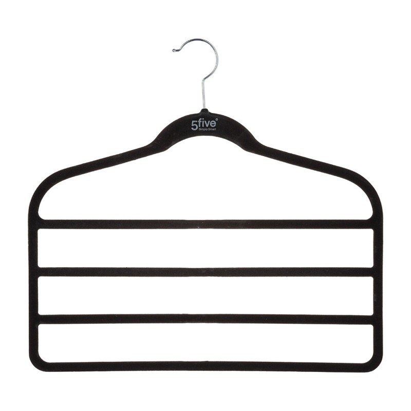 Hangers 5five Simply Smart Black Nylon ABS 44,8 x 41,5 cm Trousers