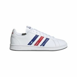 Herren Sneaker Adidas Grand Court Base Beyond Rot Blau Weiß