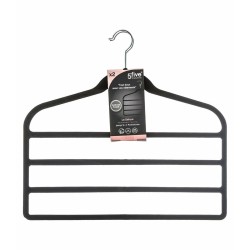 Hangers 5five Simply Smart Black Nylon ABS 44,8 x 41,5 cm Trousers