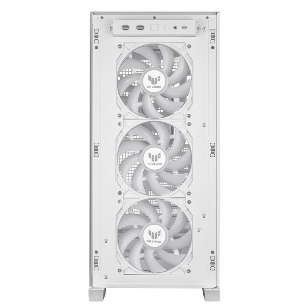 Boîtier ATX semi-tour Asus TUF GAMING GT302 TG ARGB Blanc Multicouleur