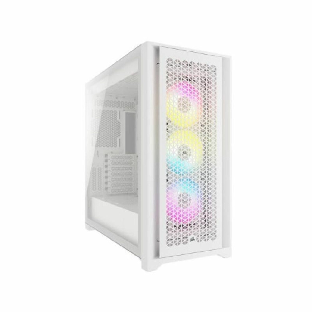 Boîtier ATX semi-tour Corsair 5000D RGB Blanc Multicouleur