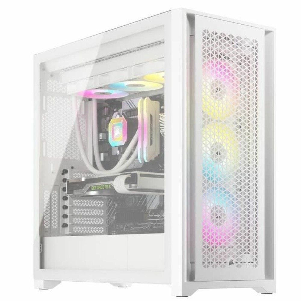 Boîtier ATX semi-tour Corsair 5000D RGB Blanc Multicouleur