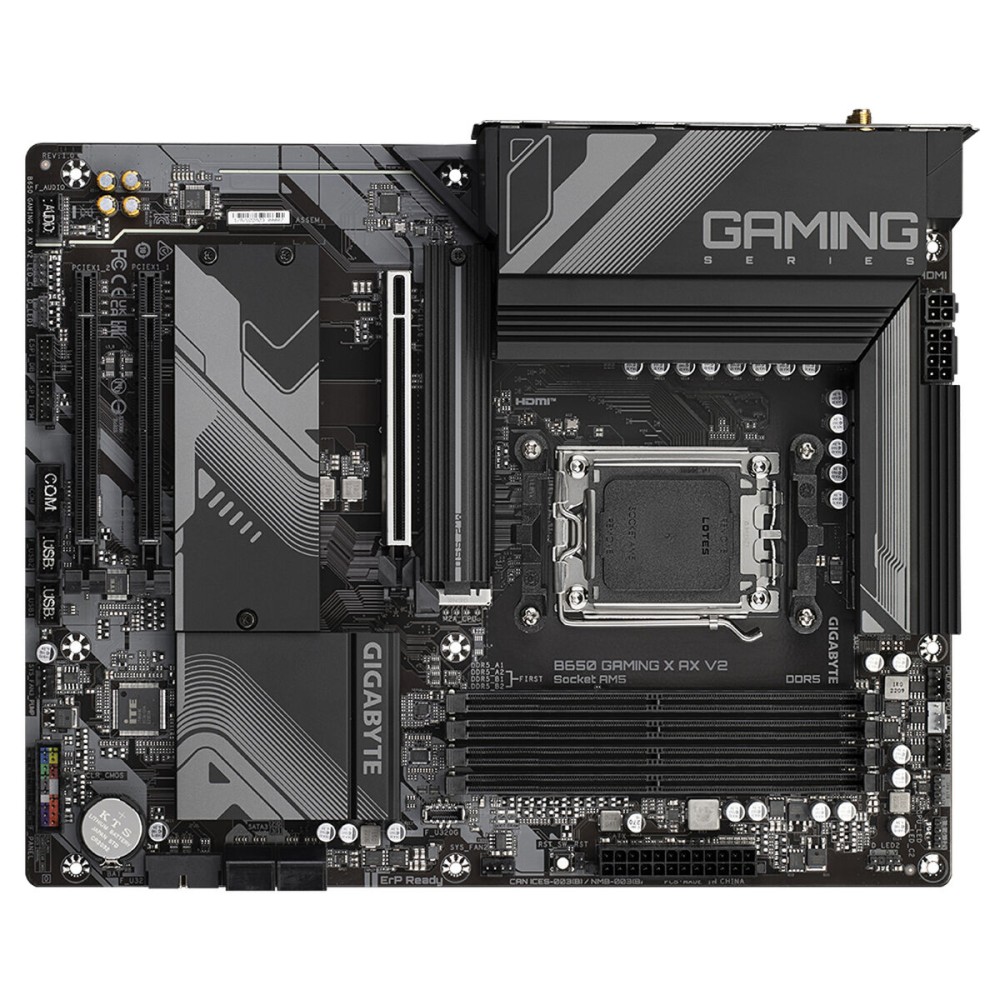 Carte Mère Gigabyte B650 GAMING X AX V2 Intel Wi-Fi 6 AMD B650 AMD AM5