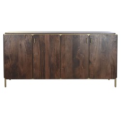 Buffet DKD Home Decor Marron Acier Bois de manguier 160 x 40 x 81 cm