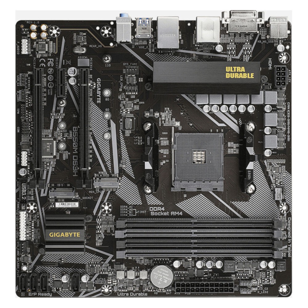 Carte Mère Gigabyte B550M DS3H mATX DDR4 AM4 AMD B550 AMD AM4